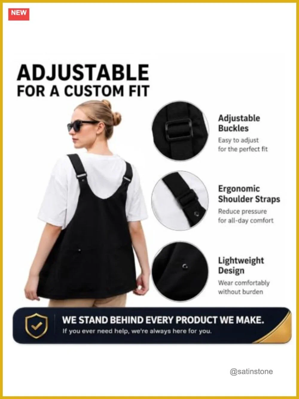 2-in-1 Convertible Vest Backpack Men Women Utility Gear Hiking Travel